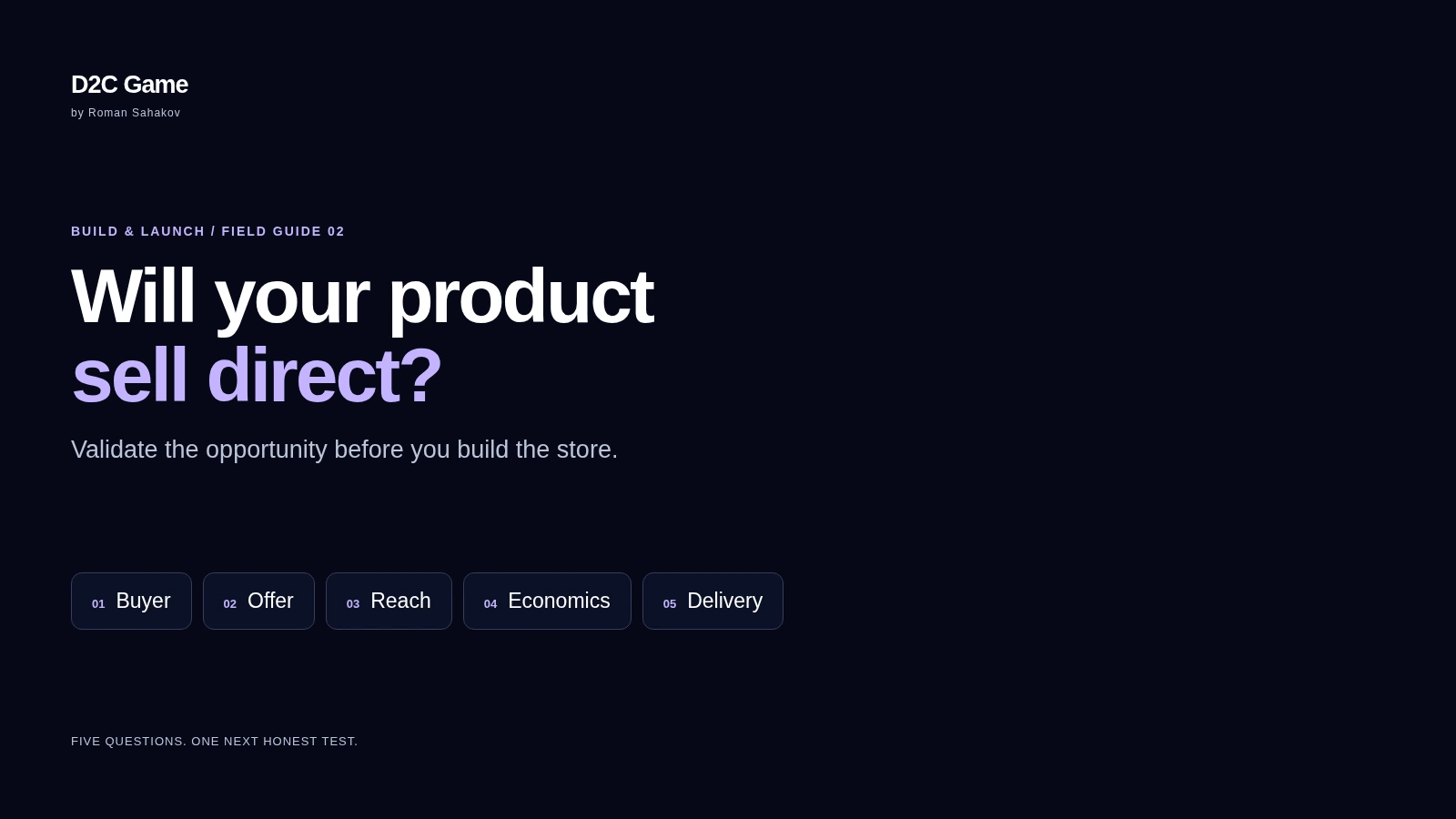 How to Validate a Product for D2C: Before You Build the Store